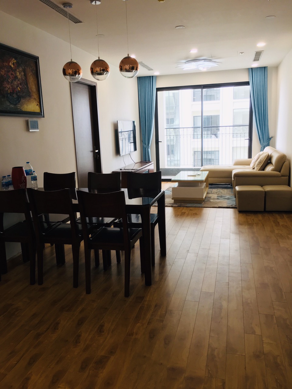 Apartment for rent at R1 building in Sunshine Riverside, area 114 sqm.