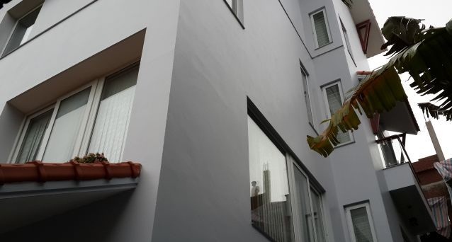 Beautiful villa for rent with 4 bedrooms for rent in Peach Garden, Tay Ho District, Hanoi.