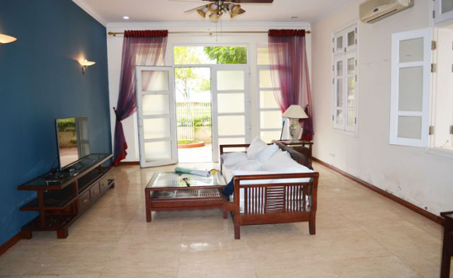 Ciputra furnished villa for rent in T5 block with 5 bedroooms, full of natural light
