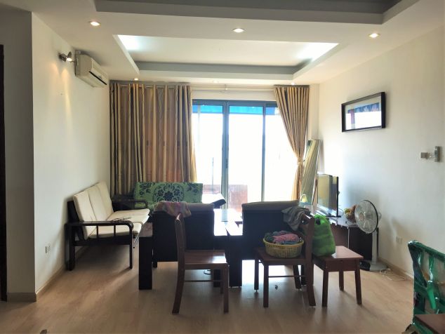 Fullly furnished apartment with 3 bedrooms for rent in Veam building, Lac Long Quan street, Tay Ho