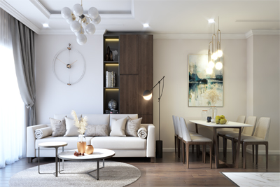 Modernly furnished apartment with 3 bedrooms for rent in Sunshine Riverside