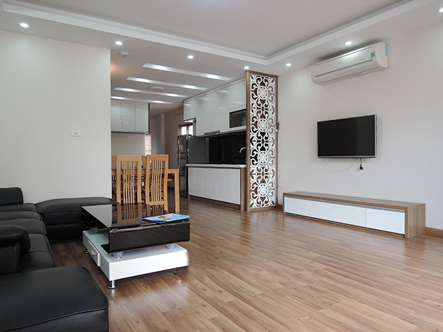 Serviced apartment with 2 bedrooms for rent in Lac Long Quan street, near Water Park