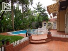 Spacious villa with large garden and out-door swimming pool in To Ngoc Van street, Westlake area