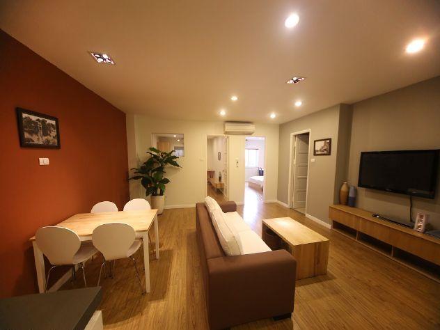 Two bedroom serviced apartment for rent in Au Co street, Tay Ho district, Hanoi