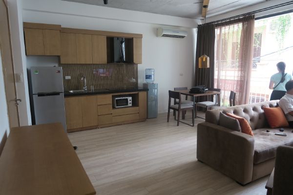 Two bedrooms serviced apartment for rent in Kim Ma street, Ba Dinh district, Hanoi